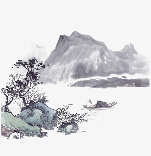 水墨风景画