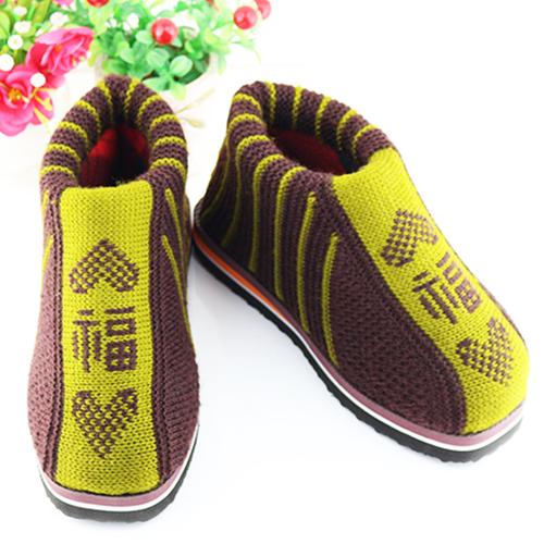 喜欢针织棉鞋女毛线纯手工的还喜欢