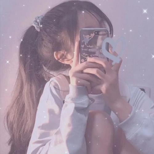 滤镜闪闪手机遮脸女生头像 小红书:雪曦