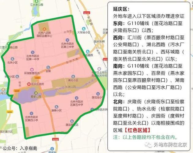 怀柔,延庆部分区域行驶的外埠号牌载客汽车,需办理进京通行证