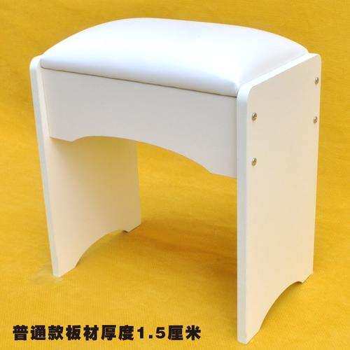加厚公主梳妆凳简约现代卧室梳妆台凳子皮布软包化妆凳换鞋凳板式