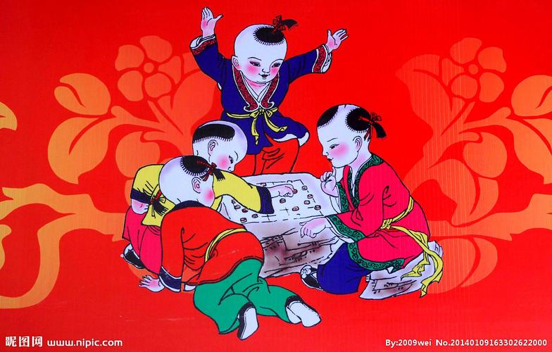 童子下棋图片