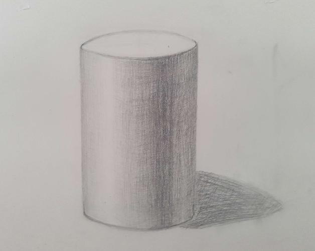 素描第5课----圆柱体
