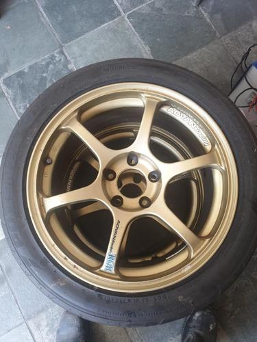 advan racing rg2 with 2pc ad08r 2pc re71