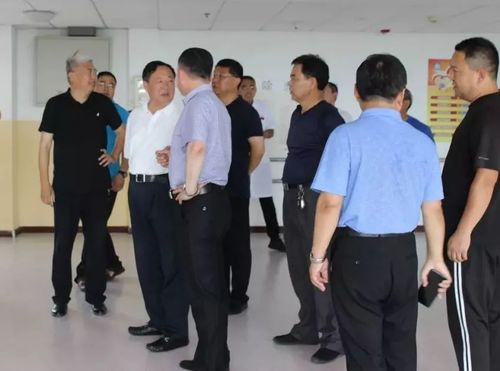 2019年7月12日上午,青岛市民政局局长王哲一行莅临平度市社会福利中心