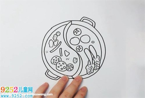 火锅简笔画锅简笔画