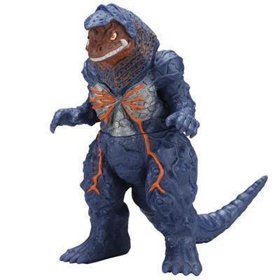 怪兽哥尔赞简笔画奥特曼软胶500系列哥莫哥尔赞贝利亚怪兽玩具 火焰