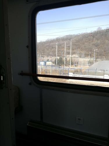 k7397次列车沈阳-白河9点11分准时从沈阳火车站出发,下午5点30分到