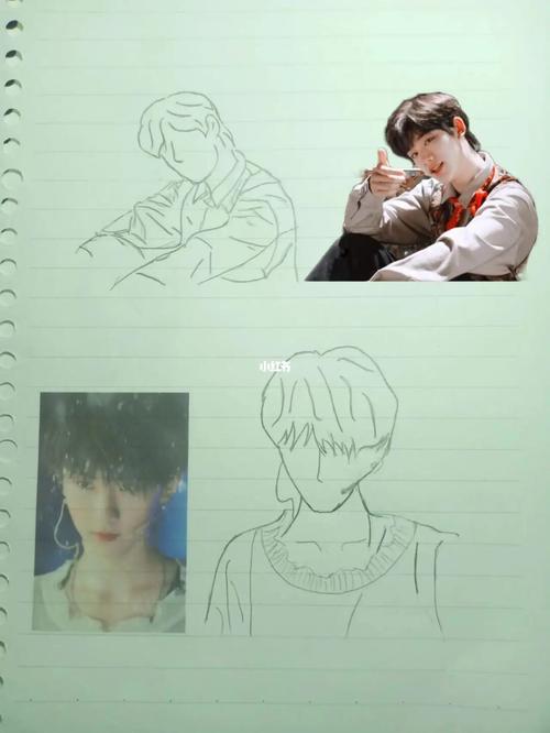 时代少年团手绘_手绘_时代少年团_文化_绘画