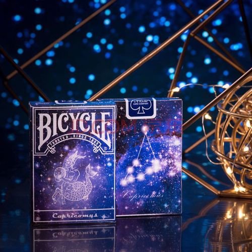 bicycle单车扑克牌 收藏创意十二星座扑克牌 魔羯座 星座