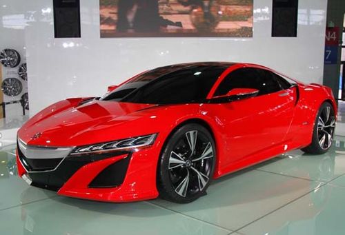 v6 直喷发动机 两个电机 讴歌nsx概念车是讴歌全新一代超级跑车的预览