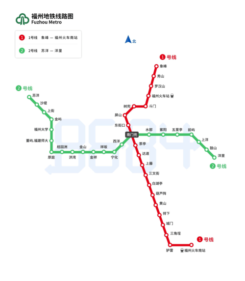 2020福州地铁线路图