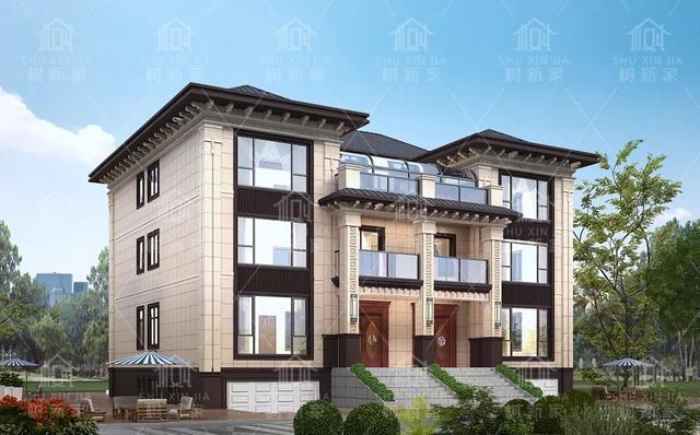 双拼联排三层新中式—让近邻(亲)更亲的农村自建房