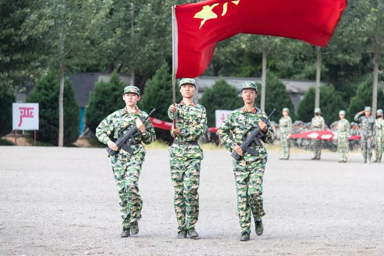 副校长王果胜,北京平北学生基地书记张夕荣,中国人民解放军66168部队
