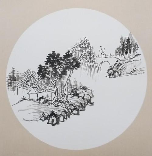 小写意山水画的详细画法和教学步骤图