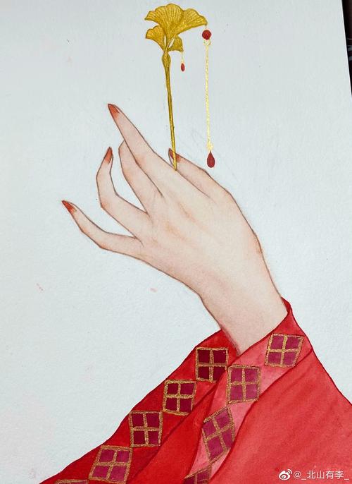 一些超级美的古风插画图推荐纤纤玉手篇