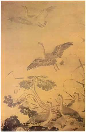 《芦雁图》 元 何大昌