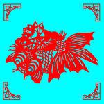 鱼剪纸图片