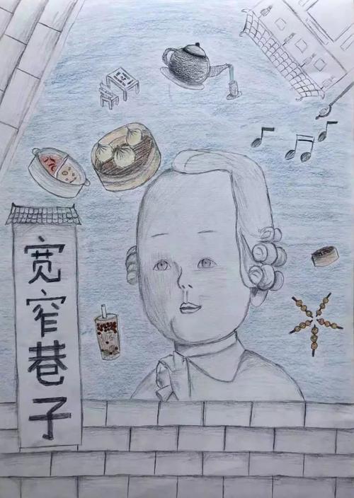 小朋友心中的莫扎特在宽窄巷子绘画作品展示