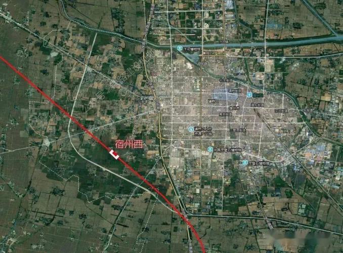 淮宿蚌高铁宿州西站位置刚确定,宿州又迎来一条高铁!