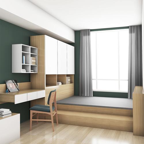 榻榻米床衣柜一体定制地台床箱体多功能储物客厅日魔方组合踏踏米