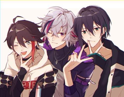 彩虹社 黛灰 不破凑 三枝明那画师twitter:azm @a3zuma