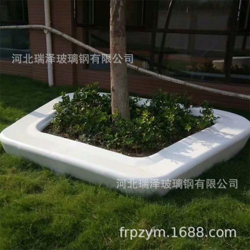 个性创意玻璃钢树池种植休闲座椅雕塑厂家批发