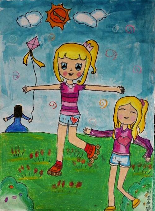 "快乐生活"现场绘画作品选