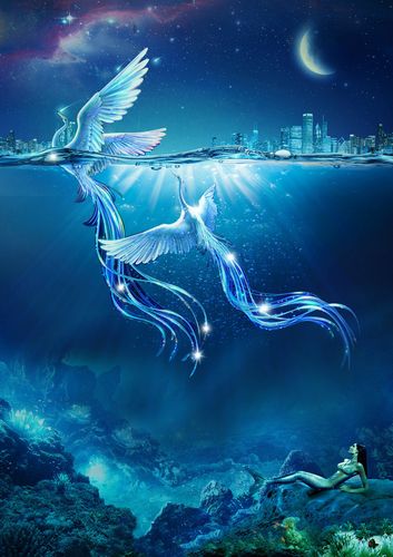深海梦幻地产广告背景免抠素材免费下载_觅元素51yuan