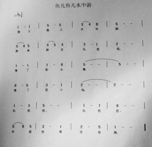 园所主页 大四班 快乐主题 宝宝念儿歌 奥尔夫歌曲---鱼儿鱼儿水中游