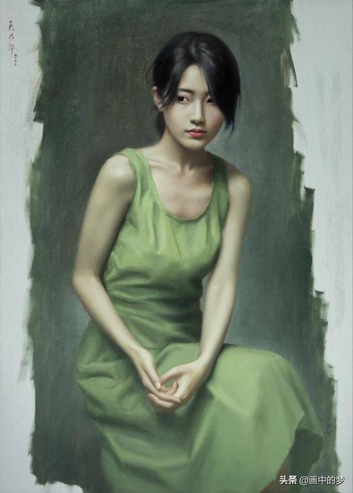唯美细腻画家吴兴华的写实油画