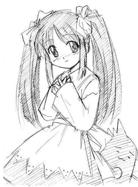 q版动漫图片大全铅笔画