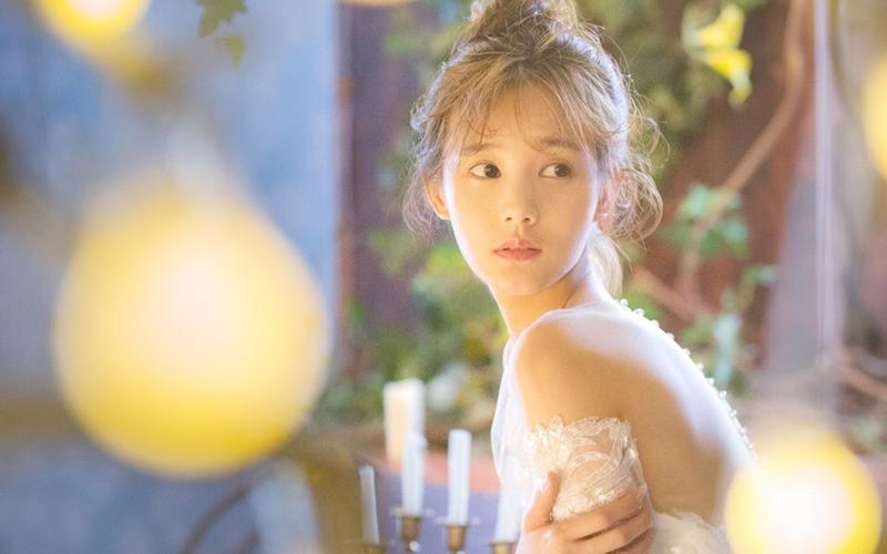 李一桐婚纱写真壁纸图片