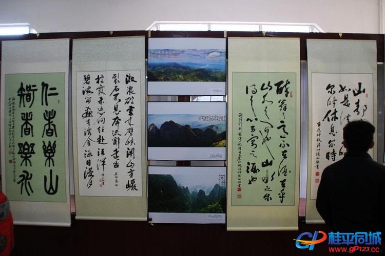 陈敏骐,玩赏桂平摄影群《诗情桂平》书法风光摄影作品展
