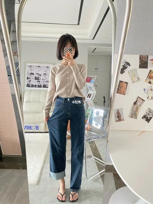 居然有这么显腿直显腿细的裤子_裤子_穿搭
