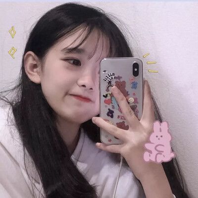 可爱女生彩绘头像