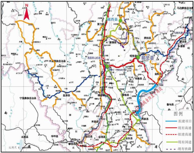 g4216 线宜攀高速金阳至宁南段详细路线(凉山州金阳,布拖,宁南县)