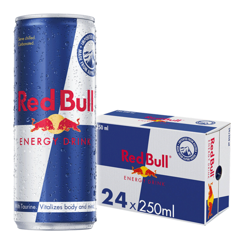 redbull奥地利进口送礼红牛带气维生素功能运动饮料整箱24罐装 - 天猫