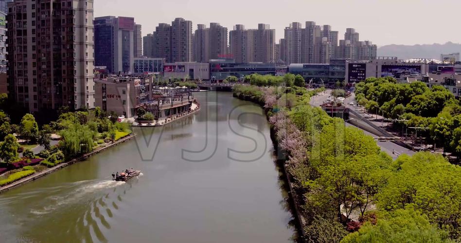 绍兴城市航拍