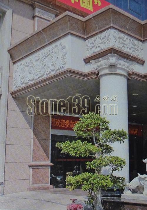 建筑物外墙花岗岩圆柱配套图欣赏
