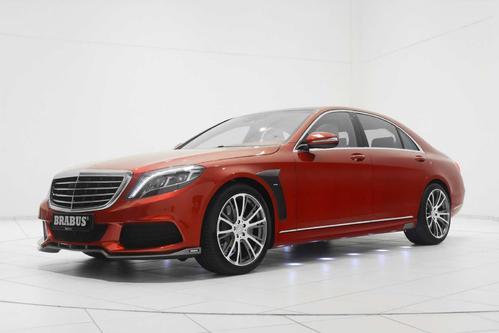 brabus为今年圣诞节准备的礼物—红色梅赛德斯-奔驰s级 从内红道外哦