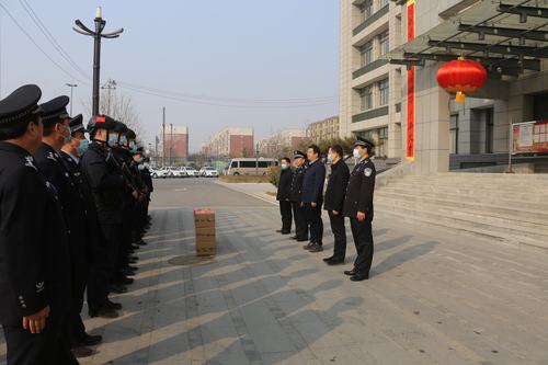 礼泉县委书记程文杰看望慰问我局公安民,辅警