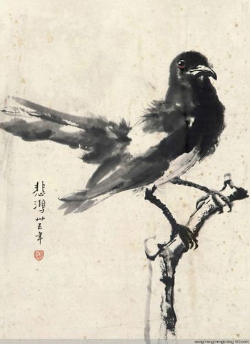 徐悲鸿花鸟作品欣赏