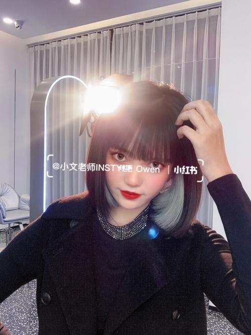 最近超火lisa丽莎同款发型超a短发～_发型_减龄_刘海