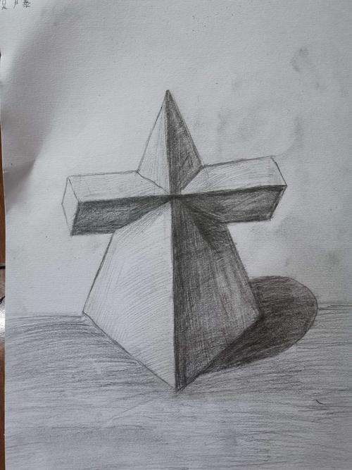 小高初中生素描班——石膏几何体静物(四)