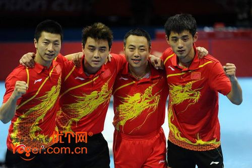 伦敦奥运会中国乒乓球军团