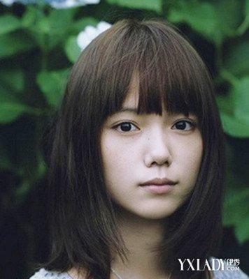 韩国学生齐肩短发发型凸显时尚小清新范