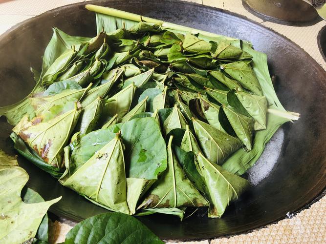 桐叶粑粑,舌尖上的童年记忆
