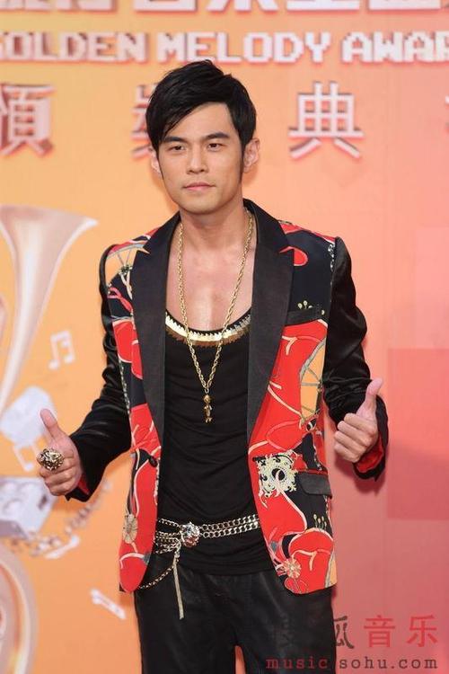 第24届金曲奖红毯 周杰伦着花西装酷炫十足 搜狐娱乐讯 2013