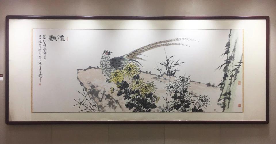 李涵书画展展出时间持续到6月19日
